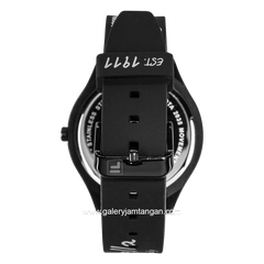 FILA 38-321-302 Black White Silicone Strap
