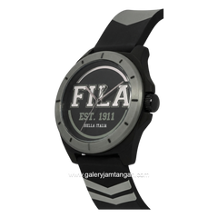 FILA 38-331-005 Black Dial Black Silicone Strap