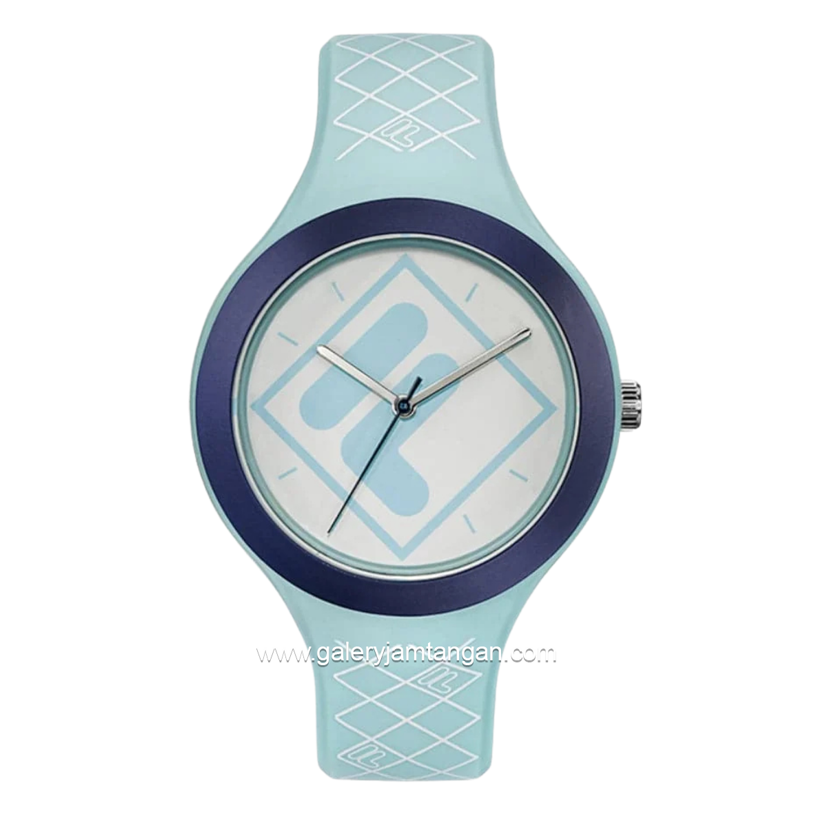 FILA 38-342-005 Blue Ring Navy Silicone Strap