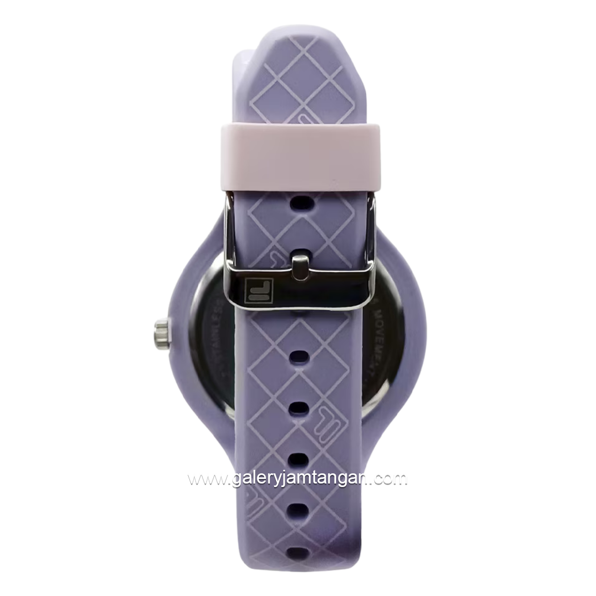 FILA 38-342-006 Purple Ring Pink Silicone Strap