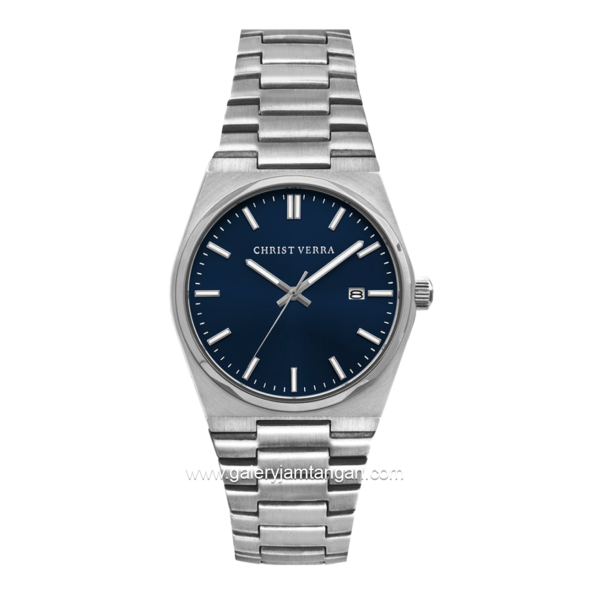 CHRIST VERRA Women's Watch CV 12336L-11 BLU Silver Dial Blue Stainless Steel
