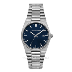 CHRIST VERRA Women's Watch CV 12336L-11 BLU Silver Dial Blue Stainless Steel