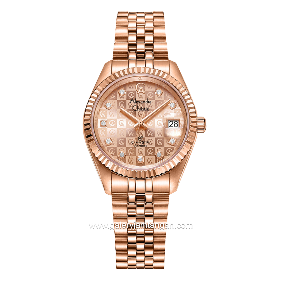Alexandre Christie AC 5014 LD Rosegold Stainless Steel