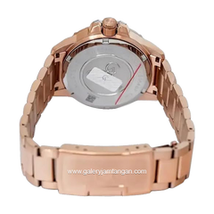 Alexandre Christie AC 6564 BF Rosegold Dial White Stainless Steel