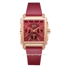 Expedition E 6618 B Multifunction Red Rosegold Rubber Strap