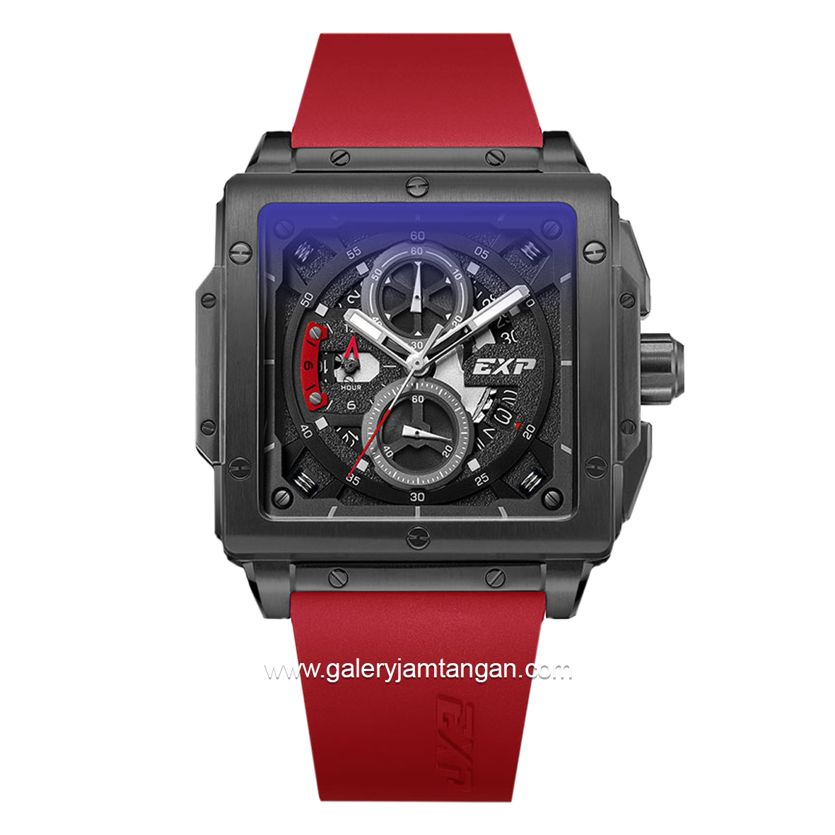 Expedition E 6844 MC Red Rubber Strap