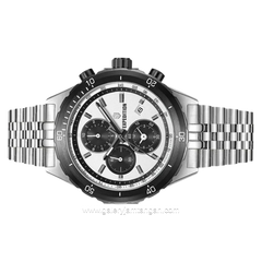 Expedition E 6870 MC Silver Ring Black Stainless Steel