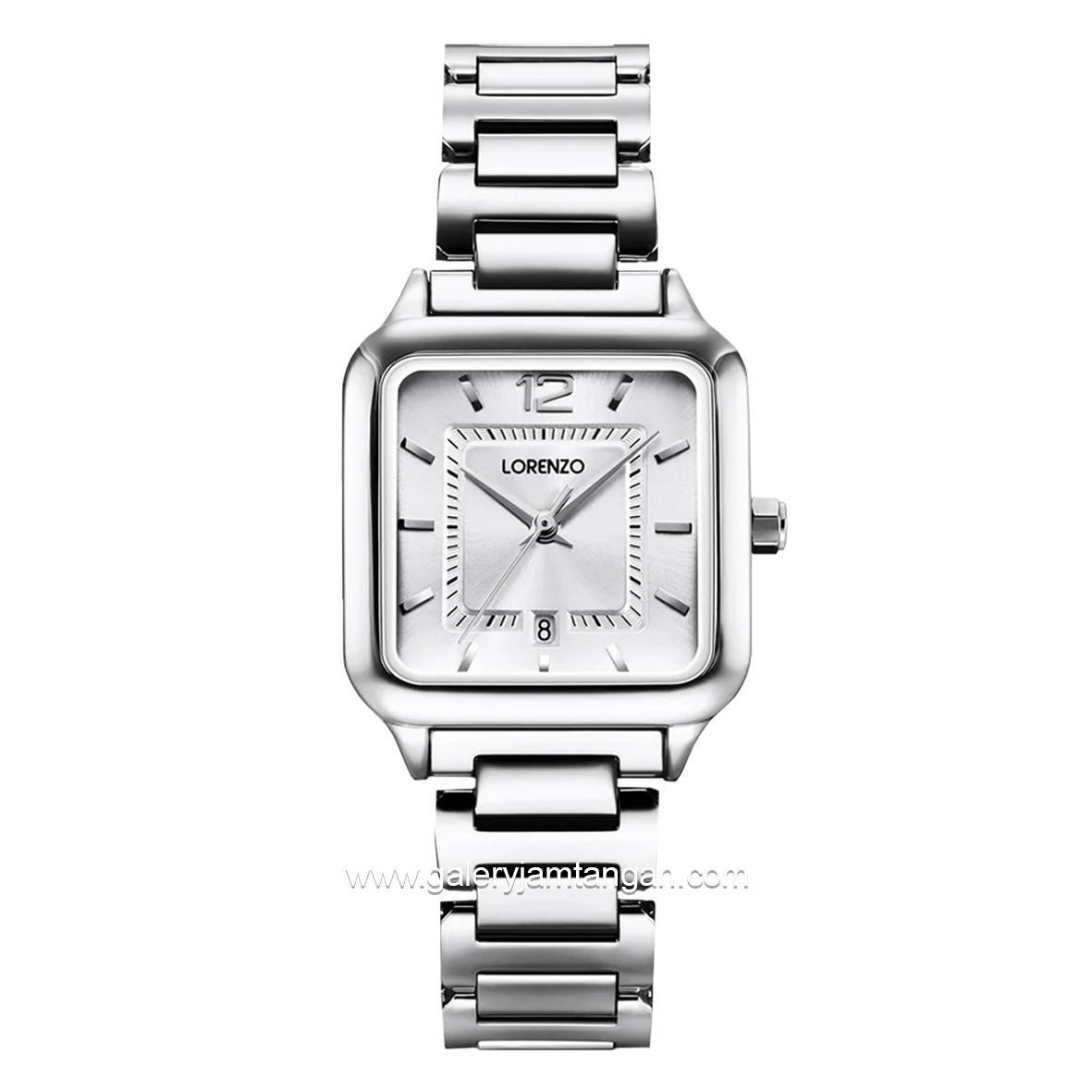 LORENZO R 7101 L Silver Dial White Stainless Steel