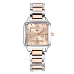 LORENZO R 7101 L Silver Combinasi Rosegold Stainless Steel