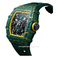 BENTLEY THE VIBRANCE BL-71-11 Automatic Green Yellow Rubber Strap