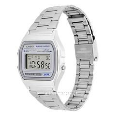 CASIO VINTAGE A158WEA-7DF Digital Silver Stainless Steel