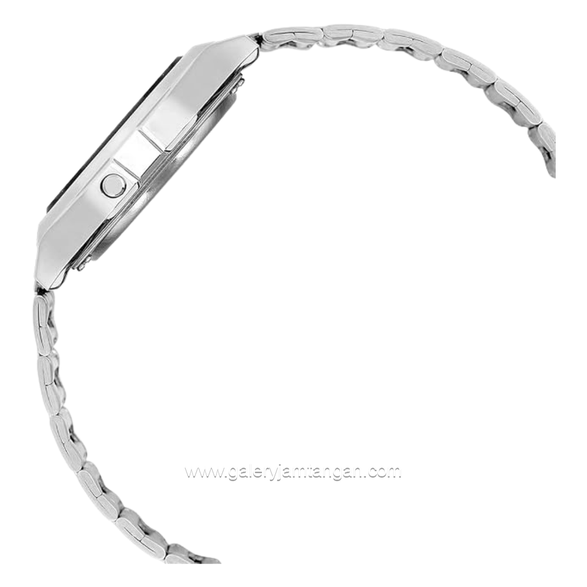 CASIO VINTAGE A158WEA-7DF Digital Silver Stainless Steel