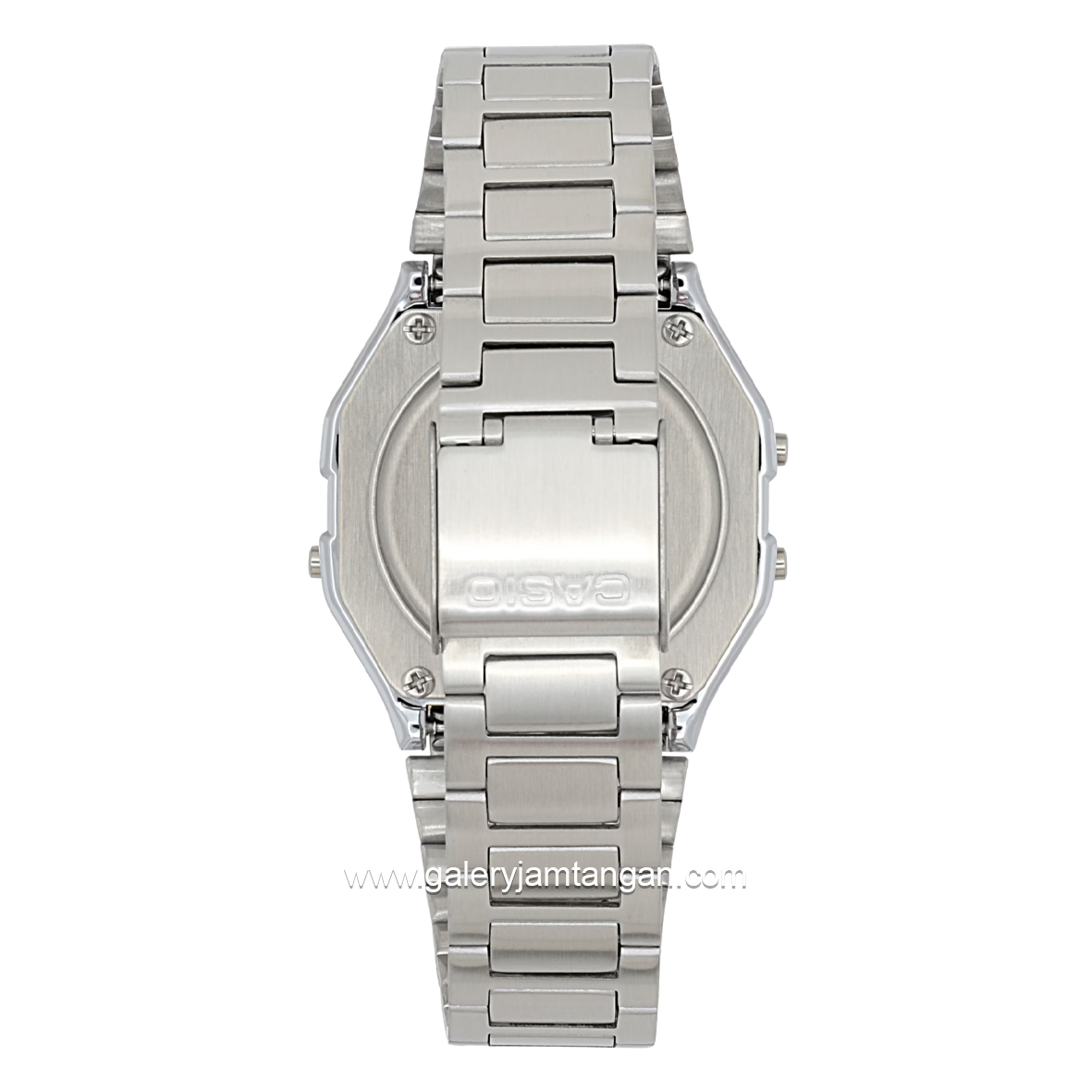CASIO VINTAGE A158WEA-9DF Digital Silver Champagne Stainless Steel