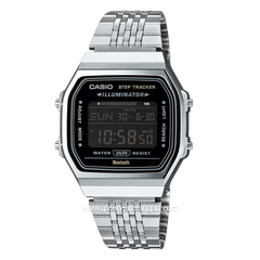 CASIO ABL-100WE-1BDF Digital Silver Stainless Steel Strap