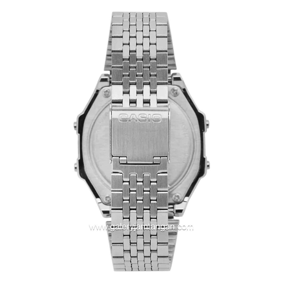 CASIO ABL-100WE-1BDF Digital Silver Stainless Steel Strap