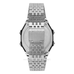 CASIO ABL-100WE-1BDF Digital Silver Stainless Steel Strap
