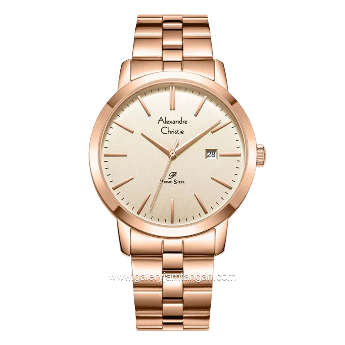 Alexandre Christie AC 1007 MDBRGLN Full Rosegold Stainless Steel