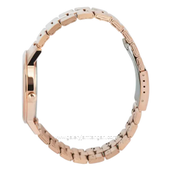 Alexandre Christie AC 1007 MDBRGSLBA Rosegold Dial White Arab Stainless Steel