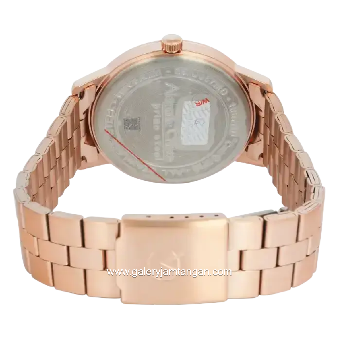 Alexandre Christie AC 1007 MDBRGSLBA Rosegold Dial White Arab Stainless Steel