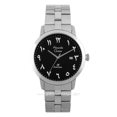 Alexandre Christie AC 1007 MD Silver Dial Black Arab Stainless Steel