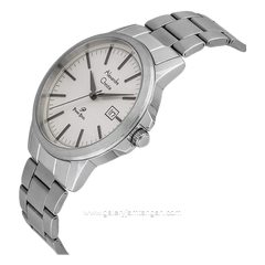 Alexandre Christie Primo Style AC 1008 MD & AC 1008 LD Silver Dial White Stainless Steel