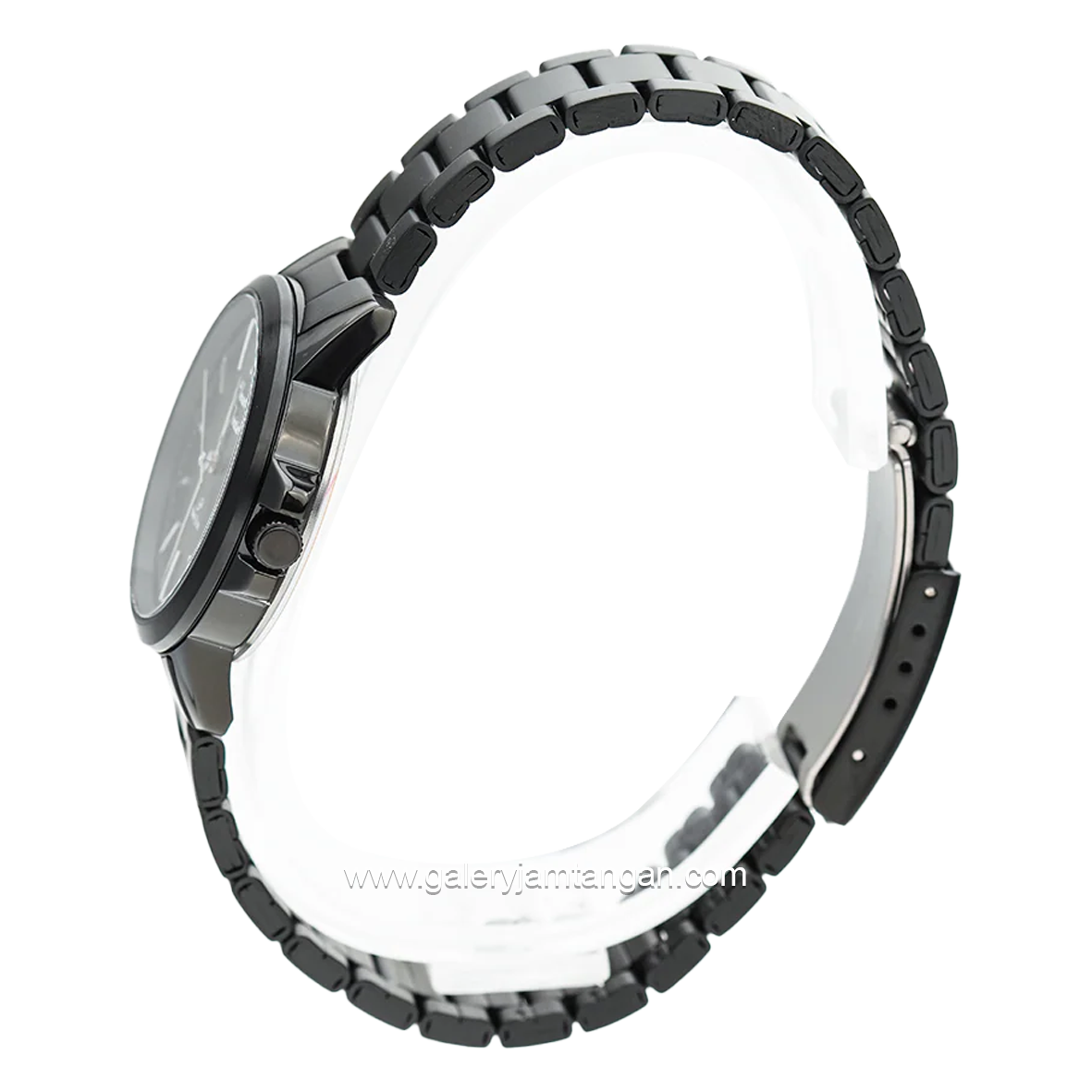 Alexandre Christie Primo Style AC 1008 MD & AC 1008 LD Black Hour Marker Rosegold Stainless Steel