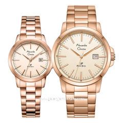 Alexandre Christie Primo Style AC 1008 MD & AC 1008 LD Full Rosegold Stainless Steel