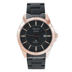 Alexandre Christie AC 1011 MD Black Rosegold Stainless Steel