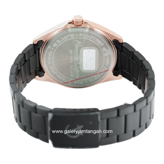 Alexandre Christie AC 1011 MD Black Rosegold Stainless Steel