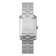 Alexandre Christie AC 1019 MD & AC 1019 LD Silver Dial White Stainless Steel