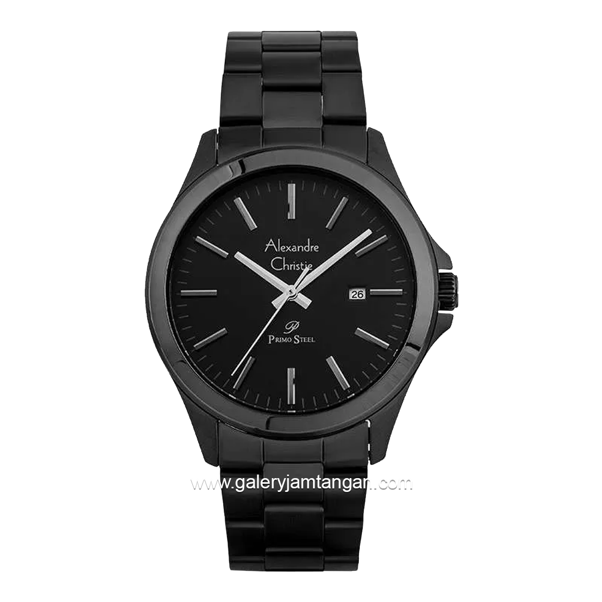 Alexandre Christie AC 1026 MD Black Stainless Steel Strap