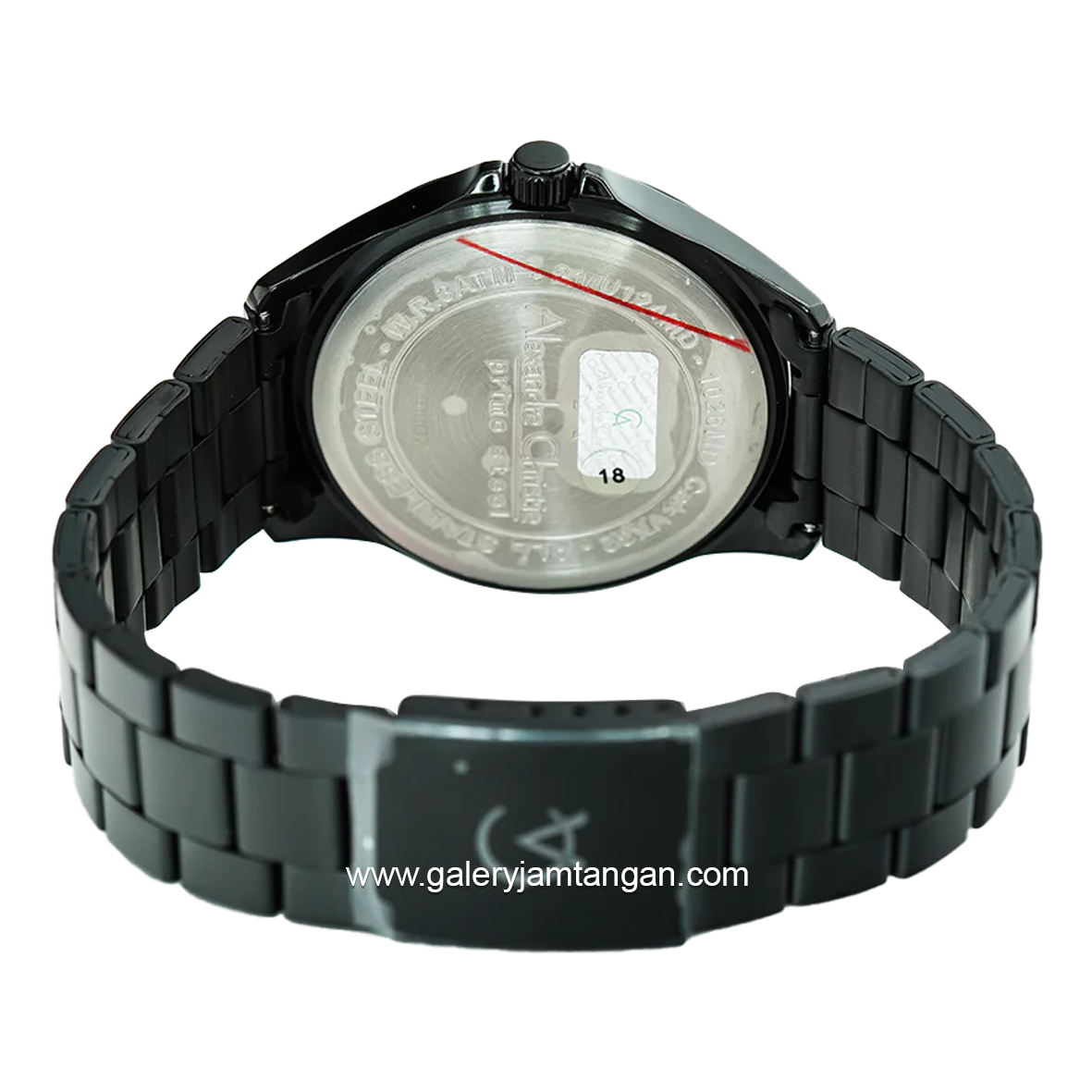 Alexandre Christie AC 1026 MD Black Stainless Steel Strap