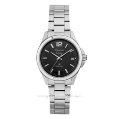 Alexandre Christie AC 1031 LDBSSBA Silver Dial Black Stainless Steel Strap
