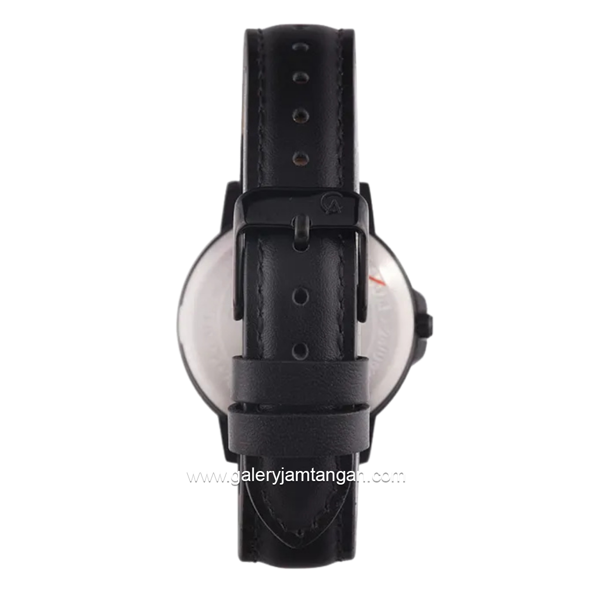 Alexandre Christie Primo Steel AC 1036 MDLIPBA Black Leather Strap