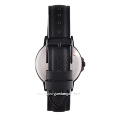 Alexandre Christie Primo Steel AC 1036 MDLIPBA Black Leather Strap
