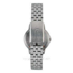 Alexandre Christie AC 1036 MDLSSBA Silver Dial Black Stainless Steel Strap