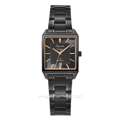 Alexandre Christie AC 1038 LD Black List Rosegold Stainless Steel