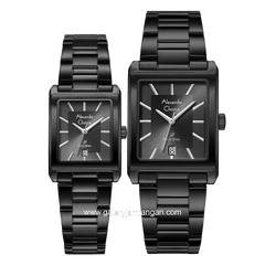 Alexandre Christie AC 1039 MD & AC 1039 LD Full Black Stainless Steel