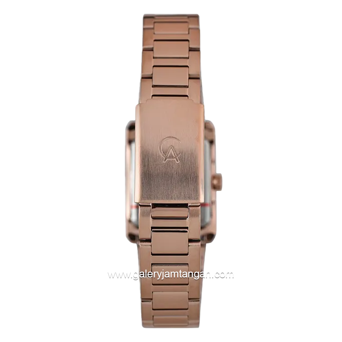 Alexandre Christie AC 1039 LD Rosegold Dial White Stainless Steel