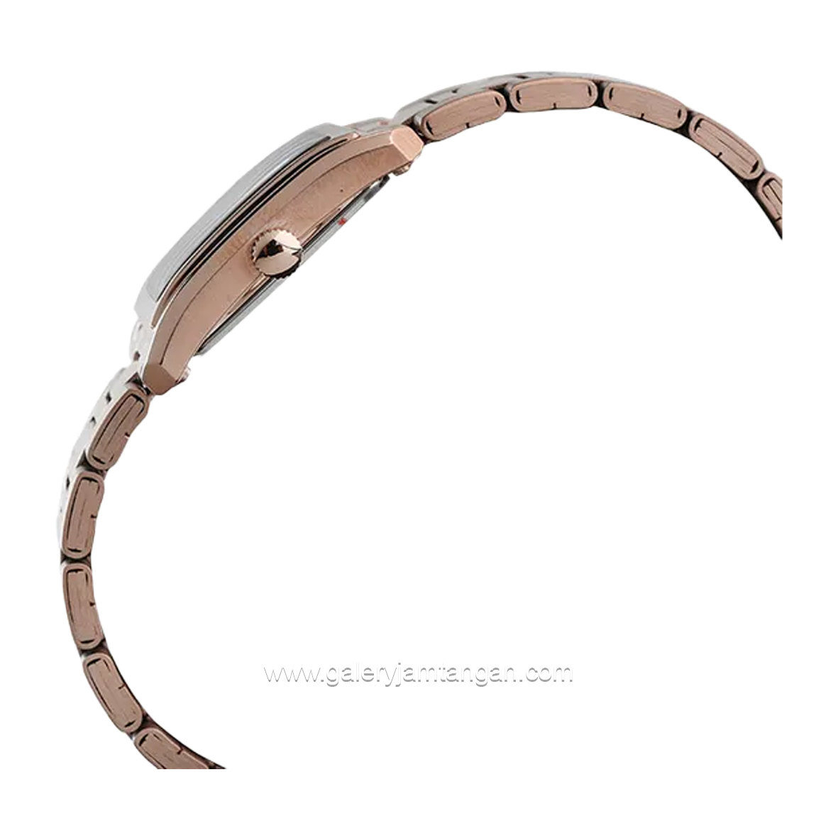 Alexandre Christie AC 1039 LD Rosegold Dial White Stainless Steel