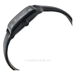 Alexandre Christie AC 1039 MD & AC 1039 LD Full Black Leather Strap