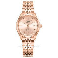 Alexandre Christie AC 1040 LD Full Rosegold Stainless Steel Strap
