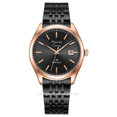 Alexandre Christie AC 1040 MD Black Rosegold Stainless Steel Strap