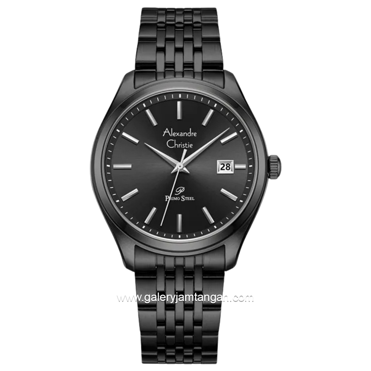 Alexandre Christie AC 1040 MD Full Black Stainless Steel Strap