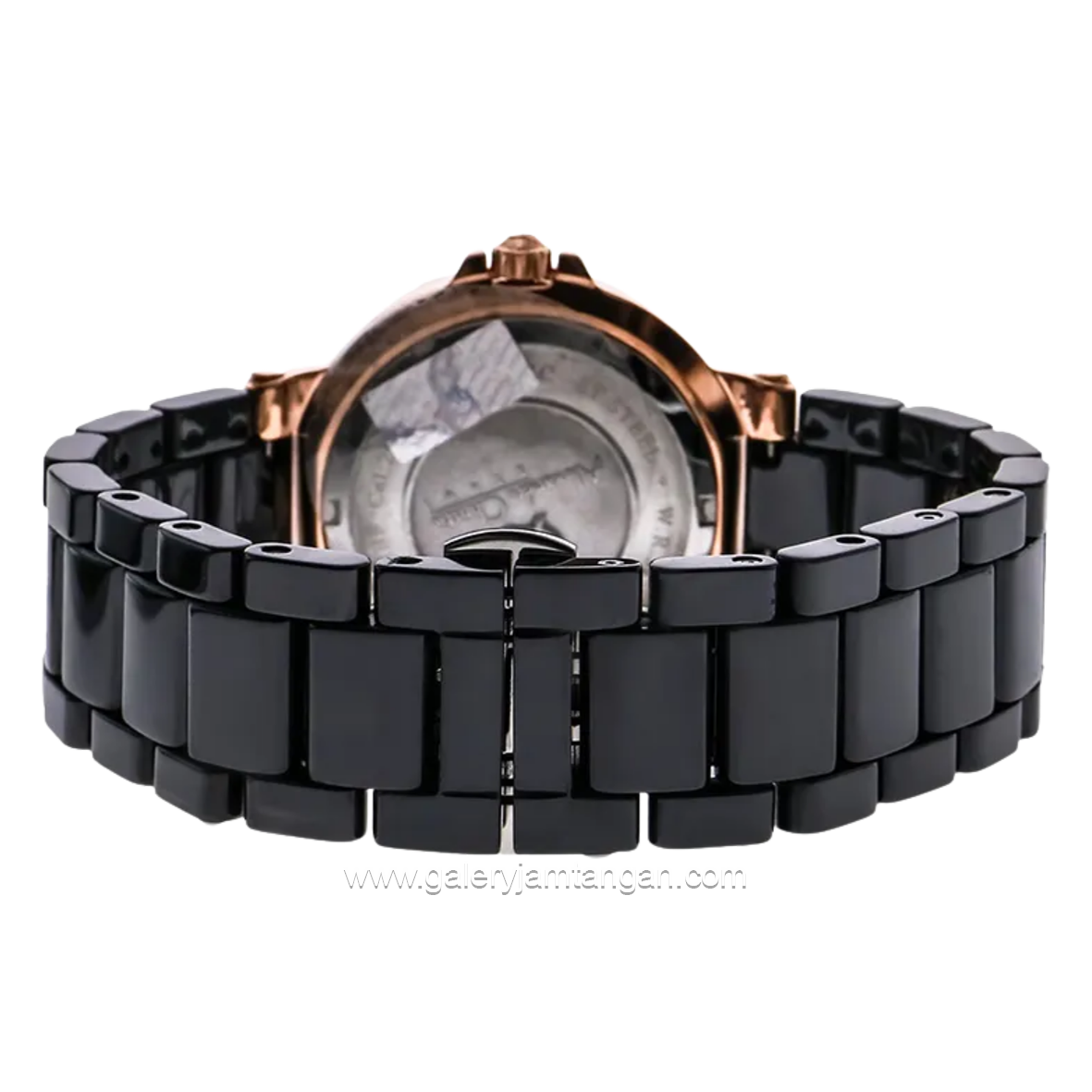 Alexandre Christie AC 2337 BFBRGBADR Black Rosegold Stainless Steel Strap