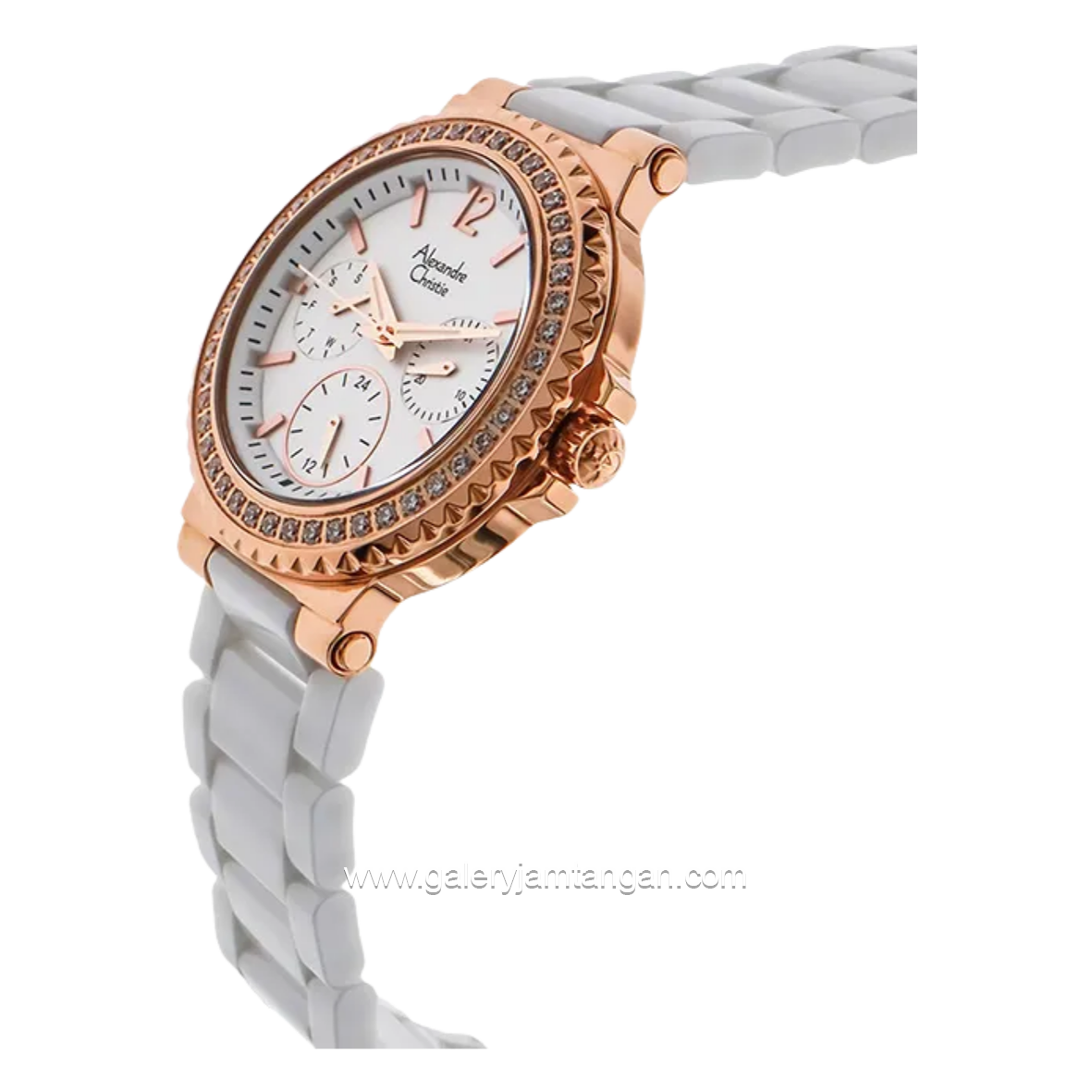 Alexandre Christie AC 2337 BFBRGSLDR White Rosegold Stainless Steel Strap