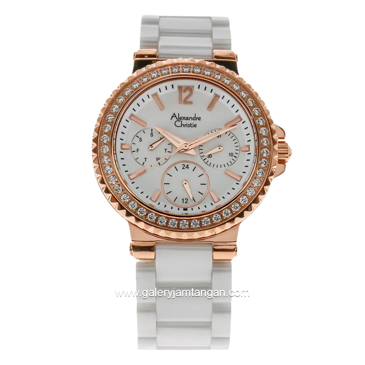 Alexandre Christie AC 2337 BFBRGSLDR White Rosegold Stainless Steel Strap