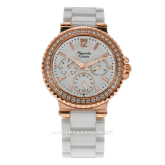 Alexandre Christie AC 2337 BFBRGSLDR White Rosegold Stainless Steel Strap