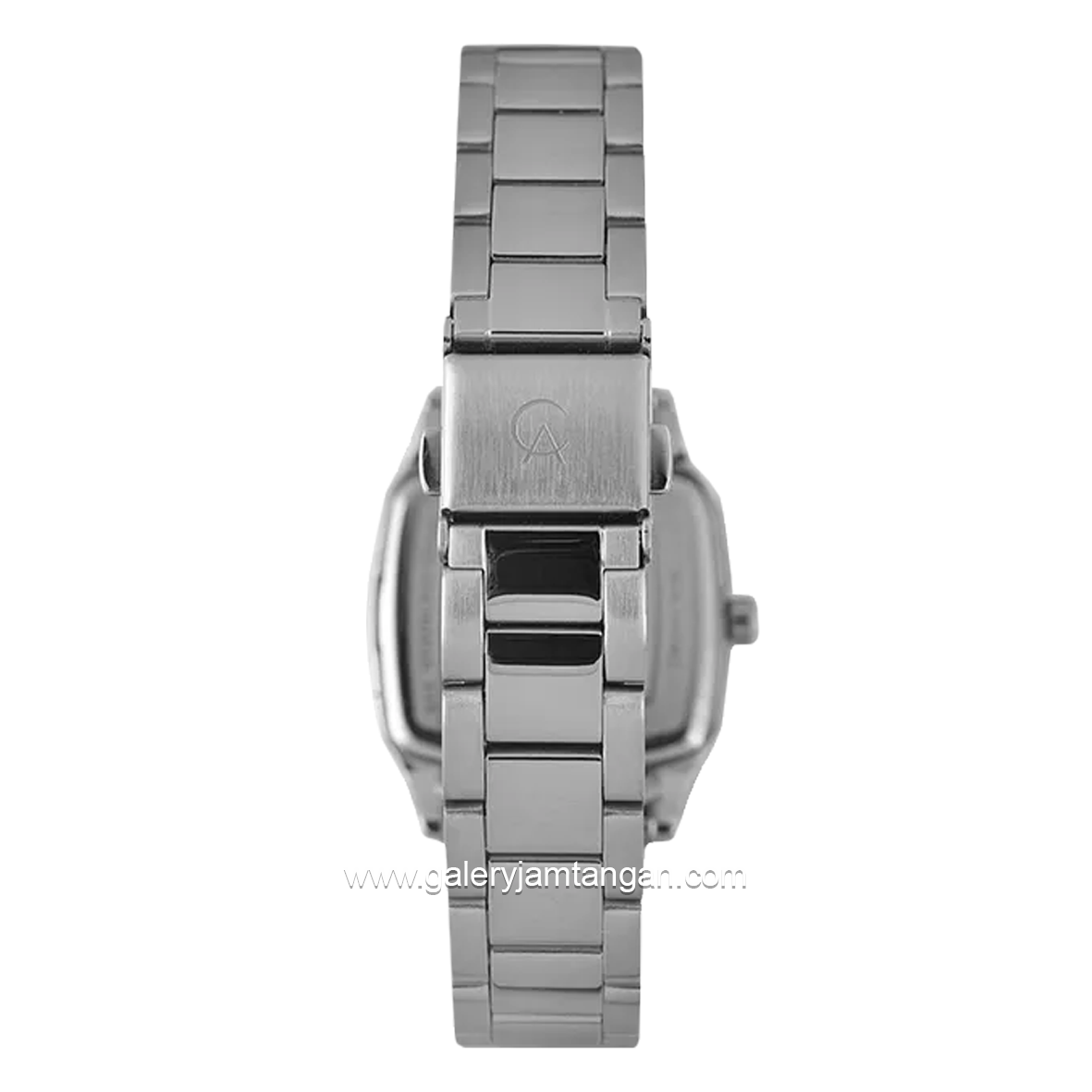 Alexandre Christie AC 2454 LD Silver Dial Red Stainless Steel