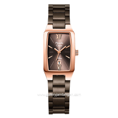 Alexandre Christie Passion AC 2455 LD Brown Rosegold Stainless Steel Stap